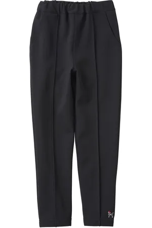 Familiar Embroidered-motif crepe trousers