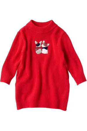 Familiar Appliqu??d wool-blend jumper