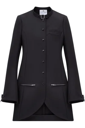 Courrèges Ellipse single-breast coat
