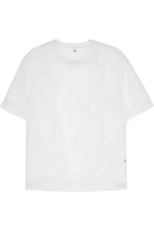 Patrizia Pepe Sheer organza T-shirt
