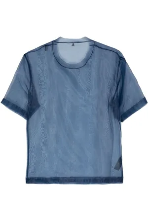 Patrizia Pepe Sheer organza T-shirt