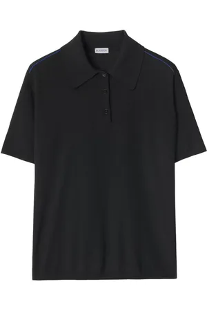 Burberry Short-sleeve wool polo shirt