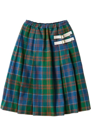 Familiar Pleated tartan skirt