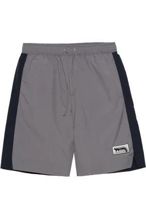 Maison Kitsuné Colour-block track shorts