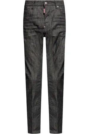 Dsquared2 Logo-patch cotton jeans