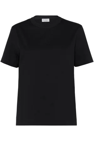 Brunello Cucinelli Monili-trim cotton T-shirt