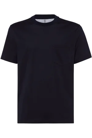 Brunello Cucinelli Patch-pocket crew-neck T-shirt