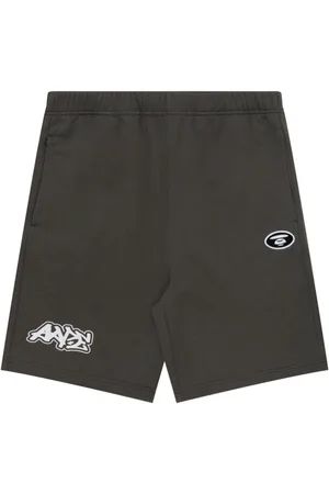 A Bathing Ape Ape-appliqu?? track shorts