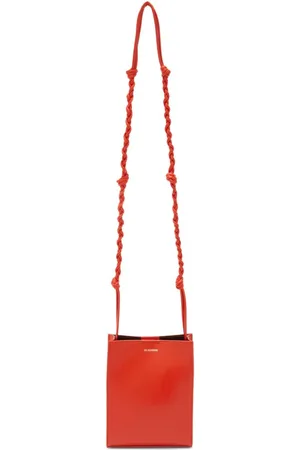 Jil Sander Tangle leather crossbody bag