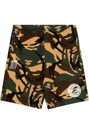 A Bathing Ape Camouflage-print track shorts