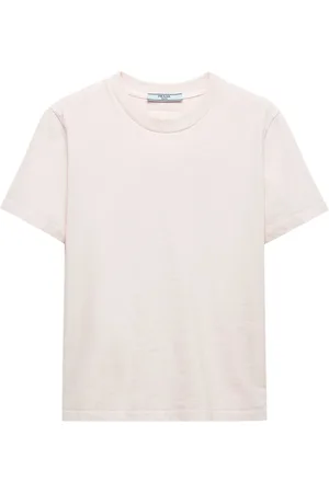 Prada Triangle-logo jersey T-shirt
