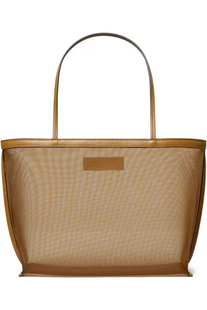 Tory Burch Mesh logo-appliqu?? tote bag