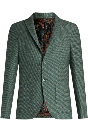 Etro Single-breasted cotton blazer