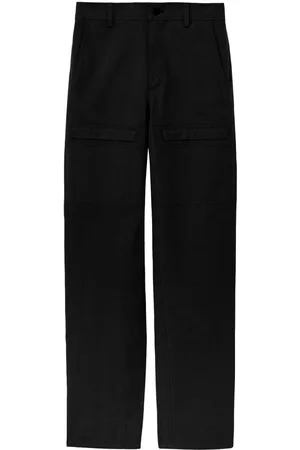 Proenza Schouler Mid-rise cotton-linen blend cargo pants