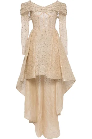 Saiid Kobeisy Off-shoulder tulle dress