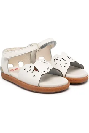 Camper Twins laser-cut leather sandals