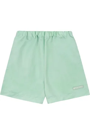 Sporty & Rich Good Health logo-patch shorts