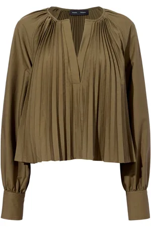 Proenza Schouler Monica pleat-detailing blouse