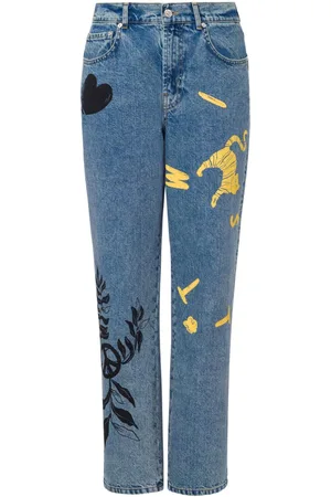 Moschino Mid-rise straight-leg jeans