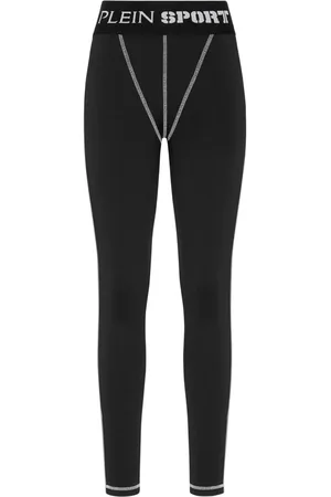 Philipp Plein Logo-waistband performance leggings