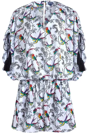 Vilebrequin Feelgood bird-print playsuit