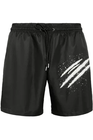 Philipp Plein Spray logo print swim shorts