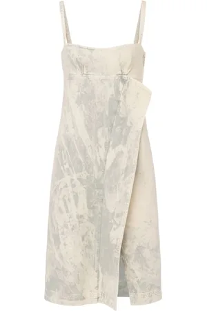 Moschino Ruffled denim dress