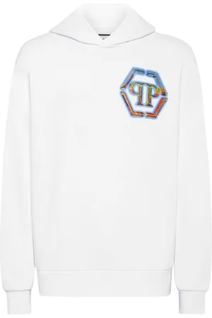 Philipp Plein Embellished logo-print hoodie
