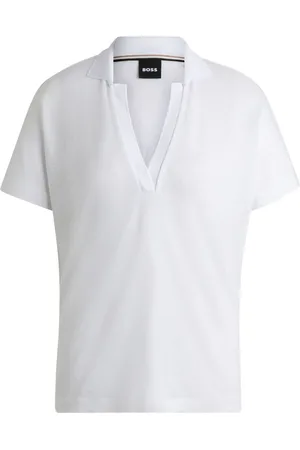 HUGO BOSS V-neck polo top