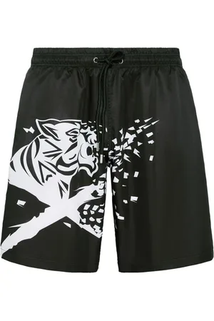 Philipp Plein Tiger print swim shorts