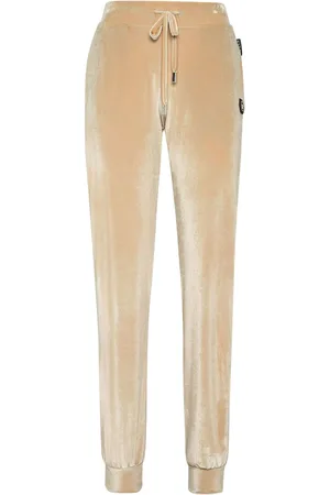 Philipp Plein Gothic Plein velour track pants