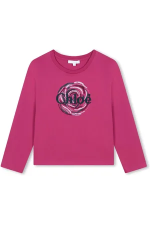 Chloé Logo-embroidered cotton T-shirt