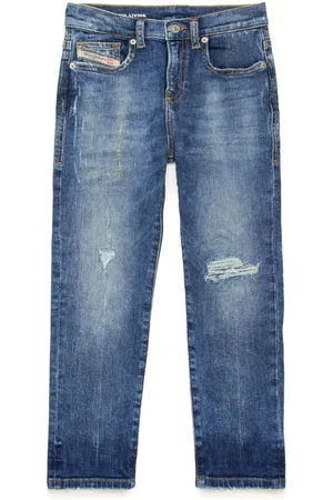 Diesel Mid-rise slim-fit jeans