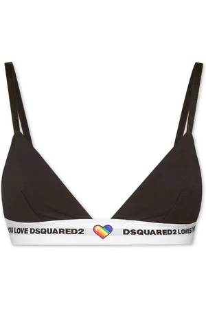 Dsquared2 Canadian Lodge triangle-cup bra