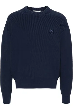 Maison Kitsuné Embroidered logo cotton blend jumper