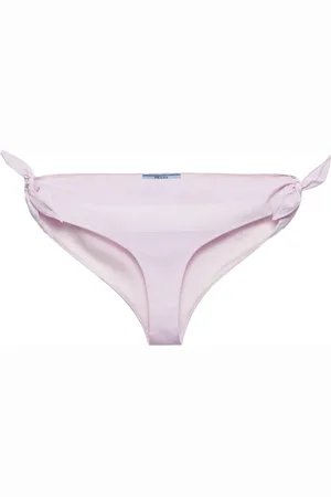 Prada Side-tie cotton bikini bottoms
