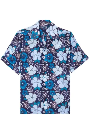 Vilebrequin Floral-print short-sleeve shirt