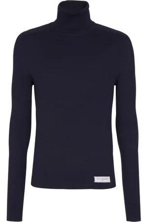 Balmain Logo-tag merino-wool jumper