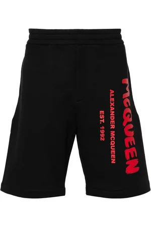 Alexander McQueen Logo-print cotton shorts