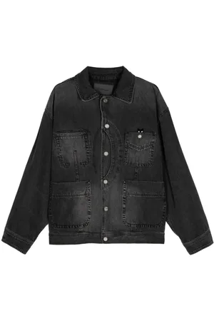 SONGZIO Panther Crescent denim jacket