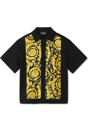 VERSACE Barocco-print short-sleeve shirt