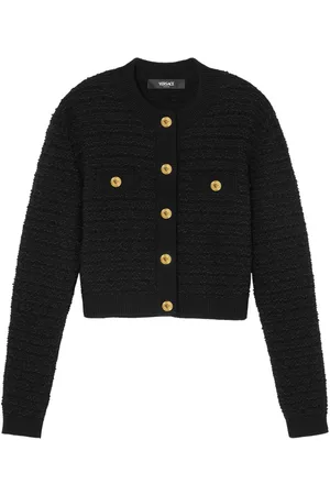VERSACE Tweed boucl?? jacket
