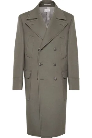 Brunello Cucinelli Double-breasted wool coat