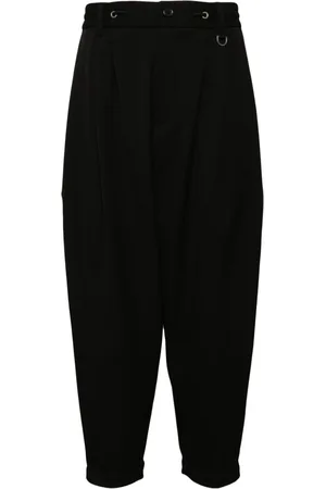 SONGZIO Balloon-leg cropped trousers