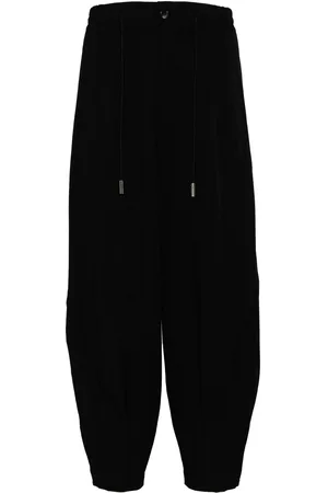SONGZIO Drop-crotch drawstring trousers