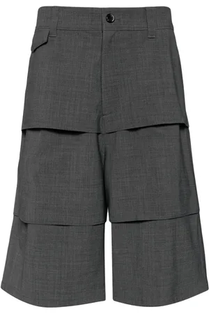 SONGZIO Knee-length wool shorts