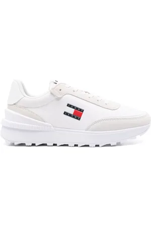 Tommy Hilfiger Logo-patch canvas sneakers