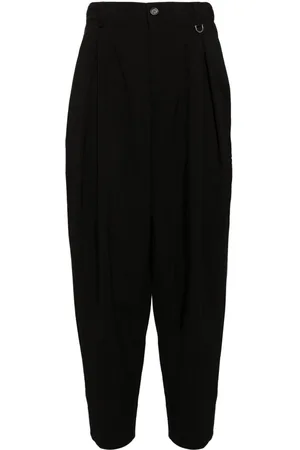 SONGZIO Balloon-leg linen trousers