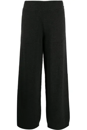 Barrie Flared knitted trousers