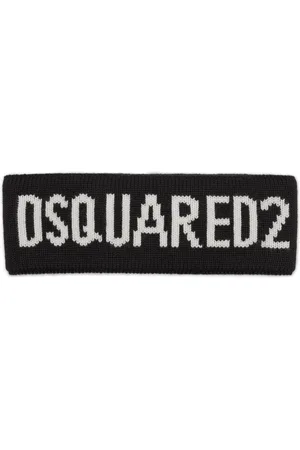 Dsquared2 Intarsia-logo wool head band